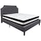 Flash Furniture Brighton Queen Platform Bed Set, Drk Gry SL-BM-15-GG - alternate 4